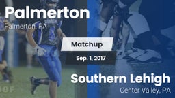 Matchup: Palmerton vs. Southern Lehigh  2017