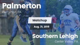 Matchup: Palmerton vs. Southern Lehigh  2018