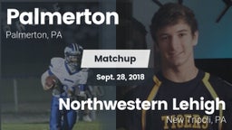 Matchup: Palmerton vs. Northwestern Lehigh  2018