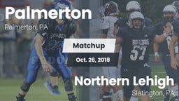 Matchup: Palmerton vs. Northern Lehigh  2018