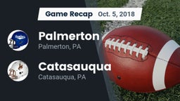 Recap: Palmerton  vs. Catasauqua  2018