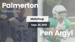 Matchup: Palmerton vs. Pen Argyl  2019