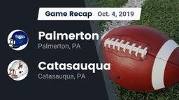 Recap: Palmerton  vs. Catasauqua  2019