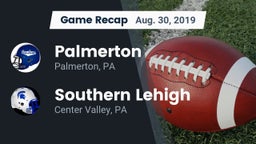 Recap: Palmerton  vs. Southern Lehigh  2019