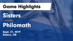 Sisters  vs Philomath  Game Highlights - Sept. 21, 2019