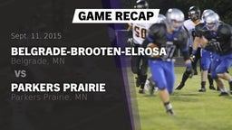 Recap: Belgrade-Brooten-Elrosa  vs. Parkers Prairie  2015