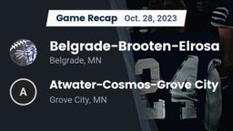Recap: Belgrade-Brooten-Elrosa  vs. Atwater-Cosmos-Grove City  2023