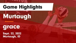 Murtaugh  vs grace  Game Highlights - Sept. 22, 2022