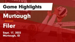 Murtaugh  vs Filer  Game Highlights - Sept. 17, 2022