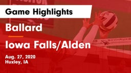 Ballard  vs Iowa Falls/Alden  Game Highlights - Aug. 27, 2020
