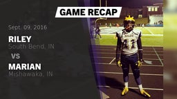 Recap: Riley  vs. Marian  2016