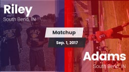 Matchup: Riley vs. Adams  2017