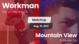 Matchup: Workman  vs. Mountain View  2017