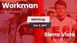Matchup: Workman  vs. Sierra Vista  2017
