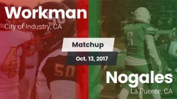 Matchup: Workman  vs. Nogales  2017