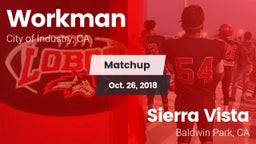 Matchup: Workman  vs. Sierra Vista  2018