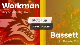Matchup: Workman  vs. Bassett  2019