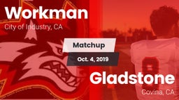 Matchup: Workman  vs. Gladstone  2019