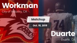 Matchup: Workman  vs. Duarte  2019