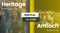 Matchup: Heritage vs. Antioch  2017