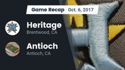 Recap: Heritage  vs. Antioch  2017