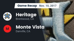 Recap: Heritage  vs. Monte Vista  2017