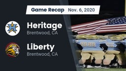 Recap: Heritage  vs. Liberty  2020