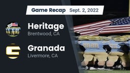 Recap: Heritage  vs. Granada  2022