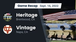 Recap: Heritage  vs. Vintage  2022