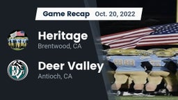 Recap: Heritage  vs. Deer Valley  2022