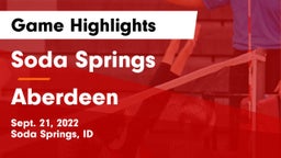 Soda Springs  vs Aberdeen Game Highlights - Sept. 21, 2022