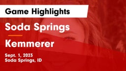 Soda Springs  vs Kemmerer  Game Highlights - Sept. 1, 2023