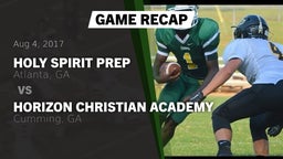 Recap: Holy Spirit Prep  vs. Horizon Christian Academy  2017