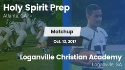 Matchup: Holy Spirit Prep vs. Loganville Christian Academy  2017