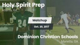 Matchup: Holy Spirit Prep vs. Dominion Christian Schools 2017