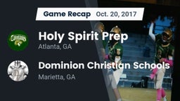 Recap: Holy Spirit Prep  vs. Dominion Christian Schools 2017