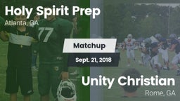 Matchup: Holy Spirit Prep vs. Unity Christian  2018