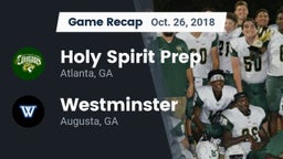 Recap: Holy Spirit Prep  vs. Westminster  2018