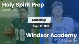 Matchup: Holy Spirit Prep vs. Windsor Academy  2019