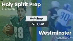 Matchup: Holy Spirit Prep vs. Westminster  2019