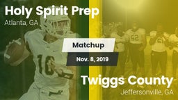 Matchup: Holy Spirit Prep vs. Twiggs County  2019