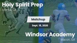 Matchup: Holy Spirit Prep vs. Windsor Academy  2020