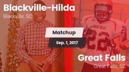 Matchup: Blackville-Hilda vs. Great Falls  2017