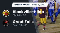 Recap: Blackville-Hilda  vs. Great Falls  2017