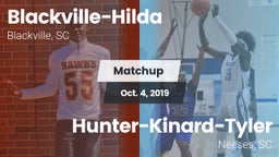 Matchup: Blackville-Hilda vs. Hunter-Kinard-Tyler  2019