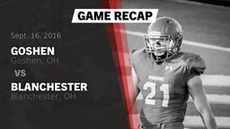 Recap: Goshen  vs. Blanchester  2016