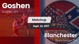 Matchup: Goshen vs. Blanchester  2017