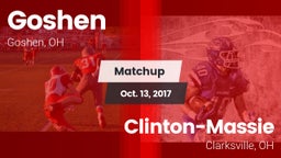 Matchup: Goshen vs. Clinton-Massie  2017
