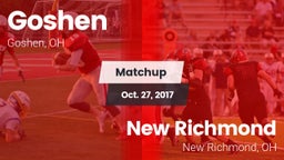 Matchup: Goshen vs. New Richmond  2017