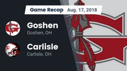 Recap: Goshen  vs. Carlisle  2018